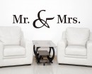 Mr. & Mrs. Quotes Wall Decal Love Vinyl Art Stickers